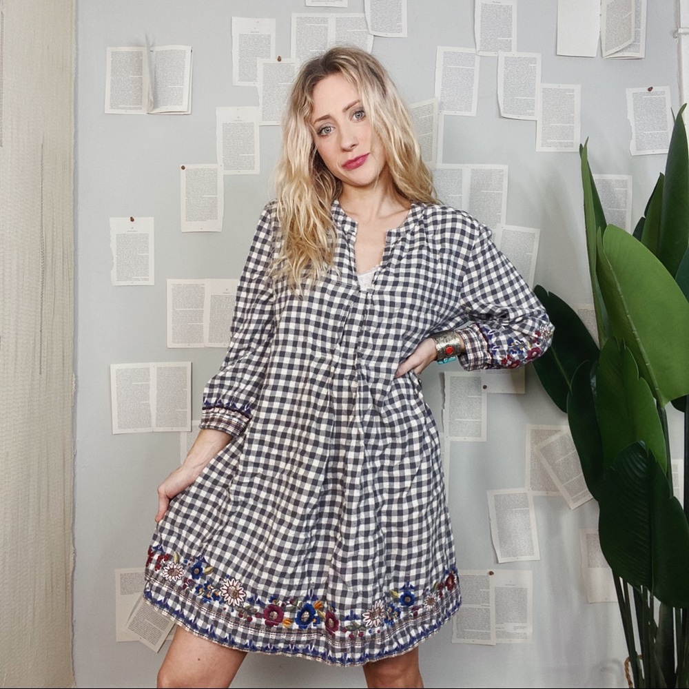 M Johnny Was Embroidered Dress